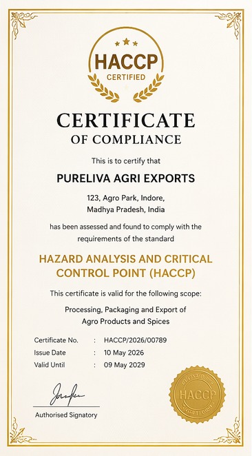 HACCP Certified